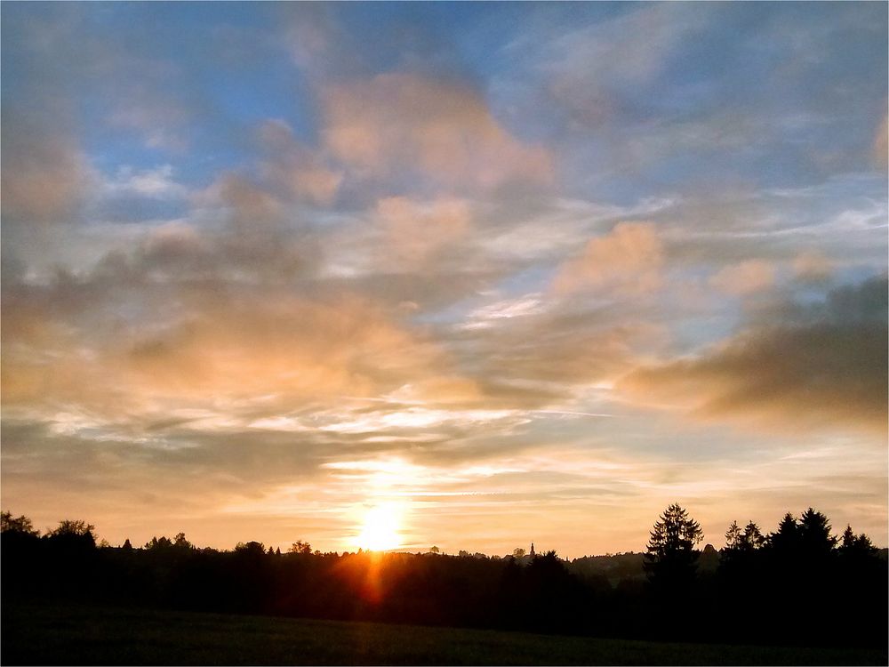 Sonnenuntergang 27. Oktober 2014