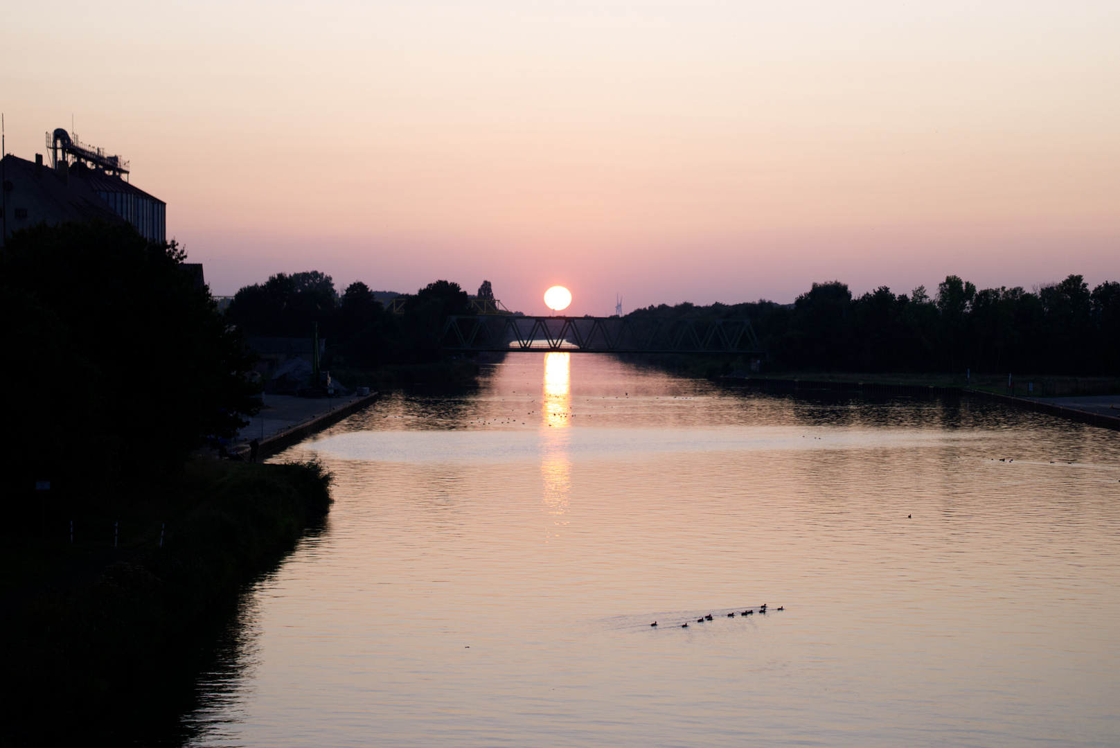 Sonnenuntergang 283 Grad West