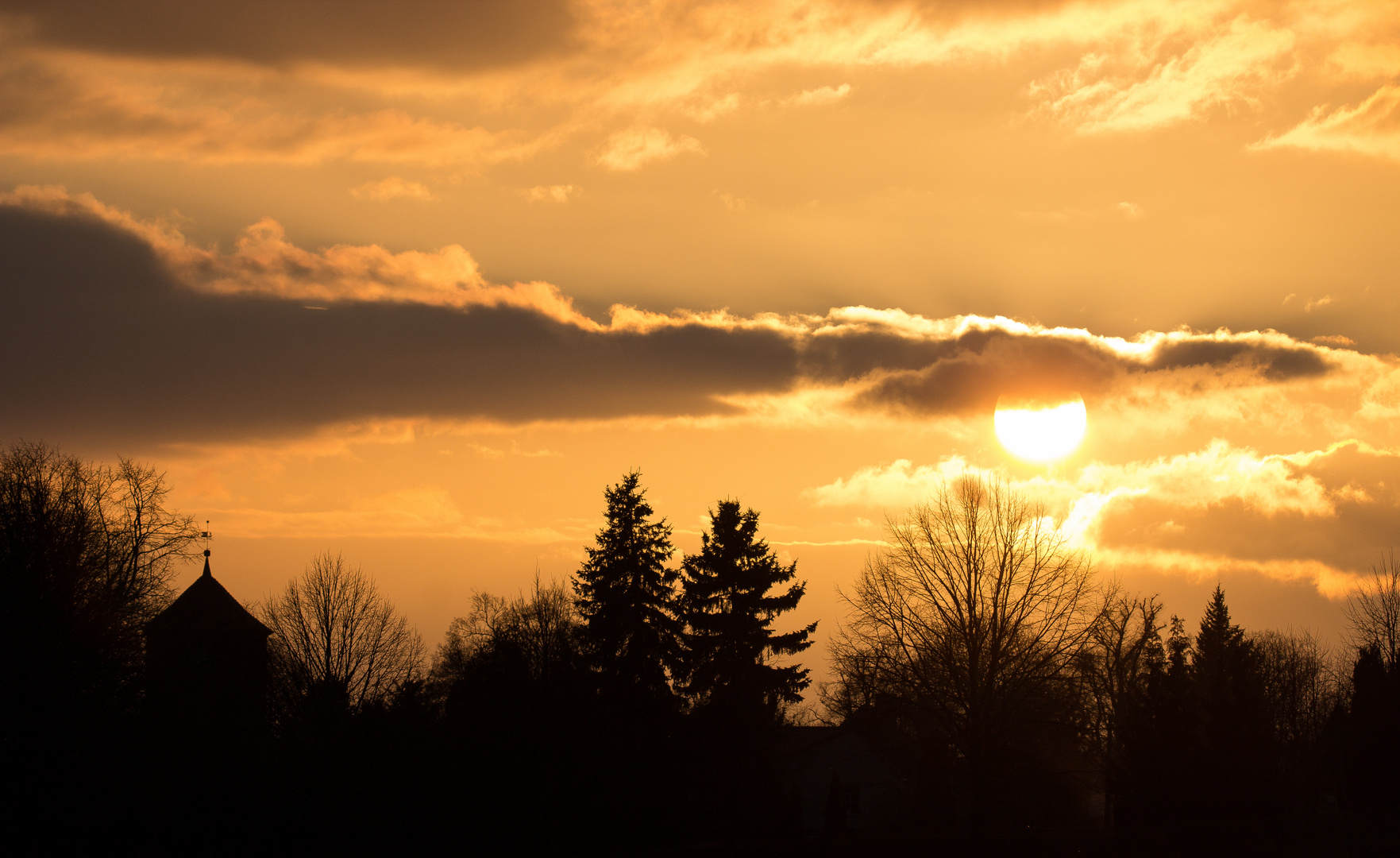 Sonnenuntergang ...