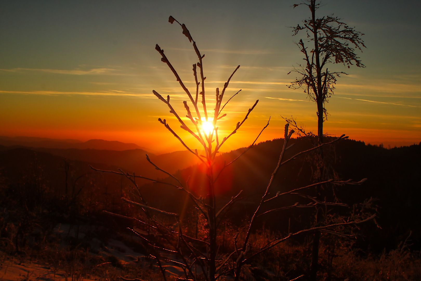 Sonnenuntergang... 