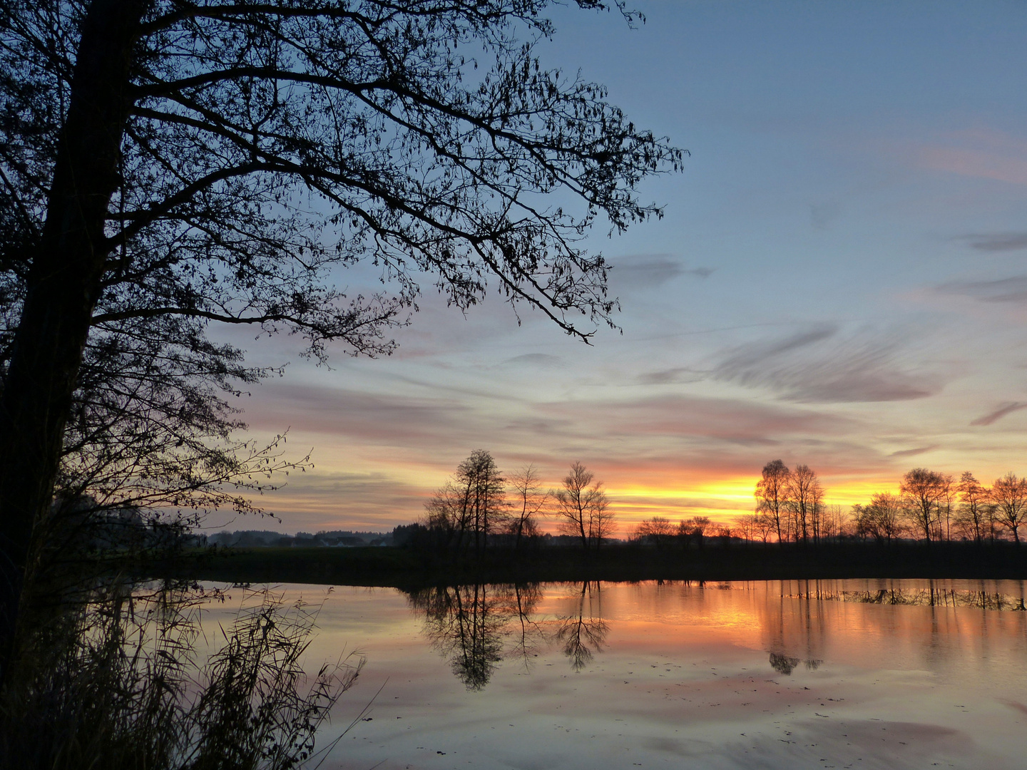 Sonnenuntergang...