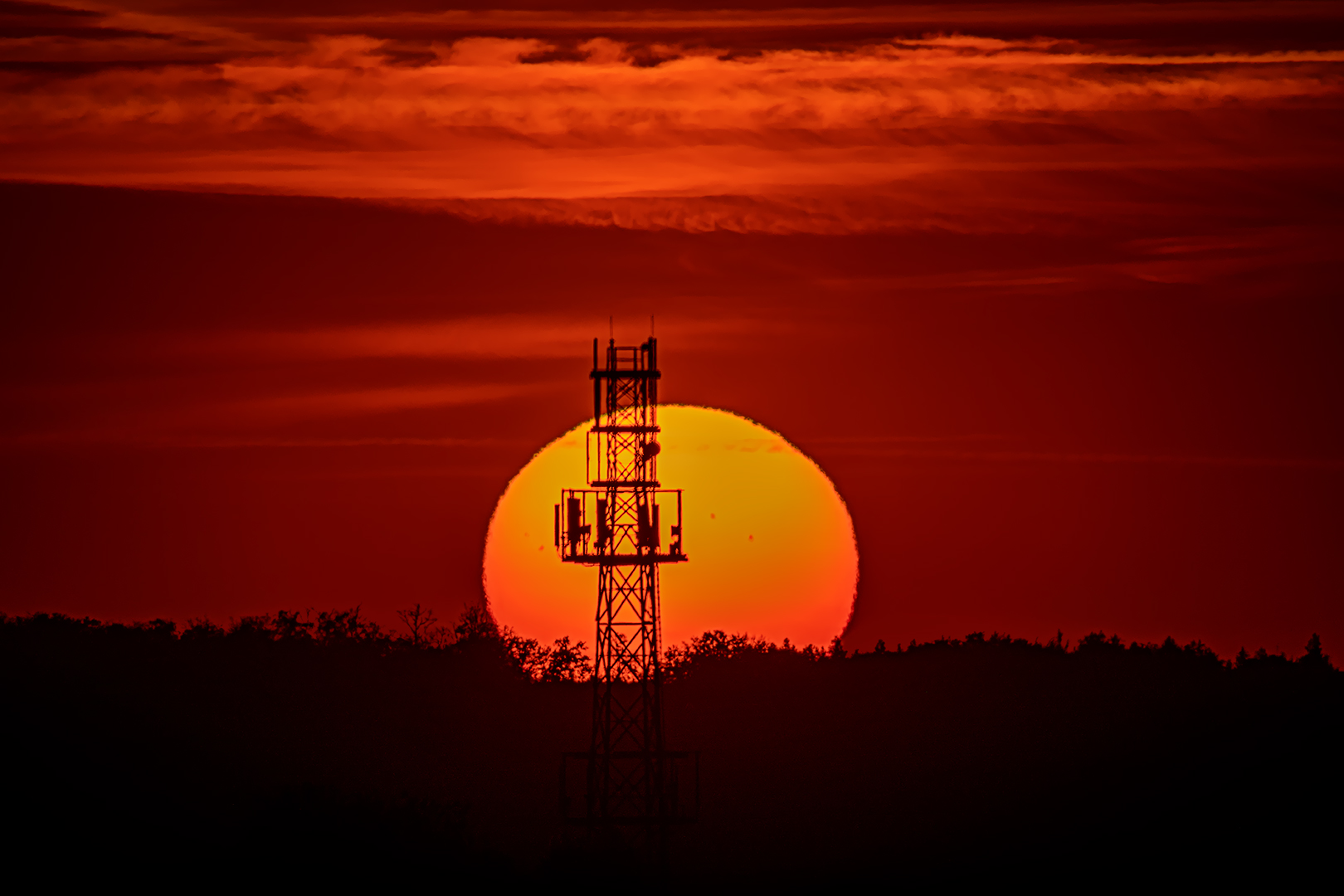 Sonnenuntergang...