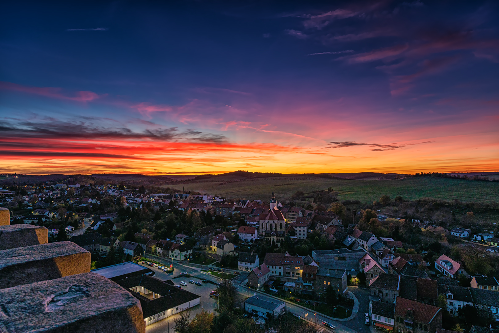 Sonnenuntergang...