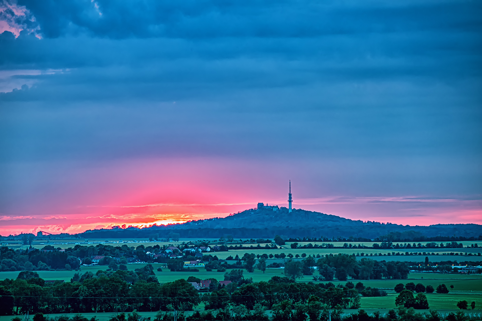 Sonnenuntergang...