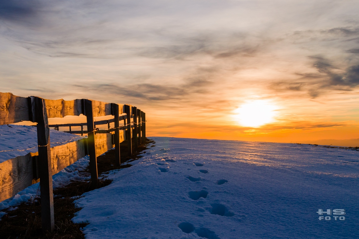 Sonnenuntergang...