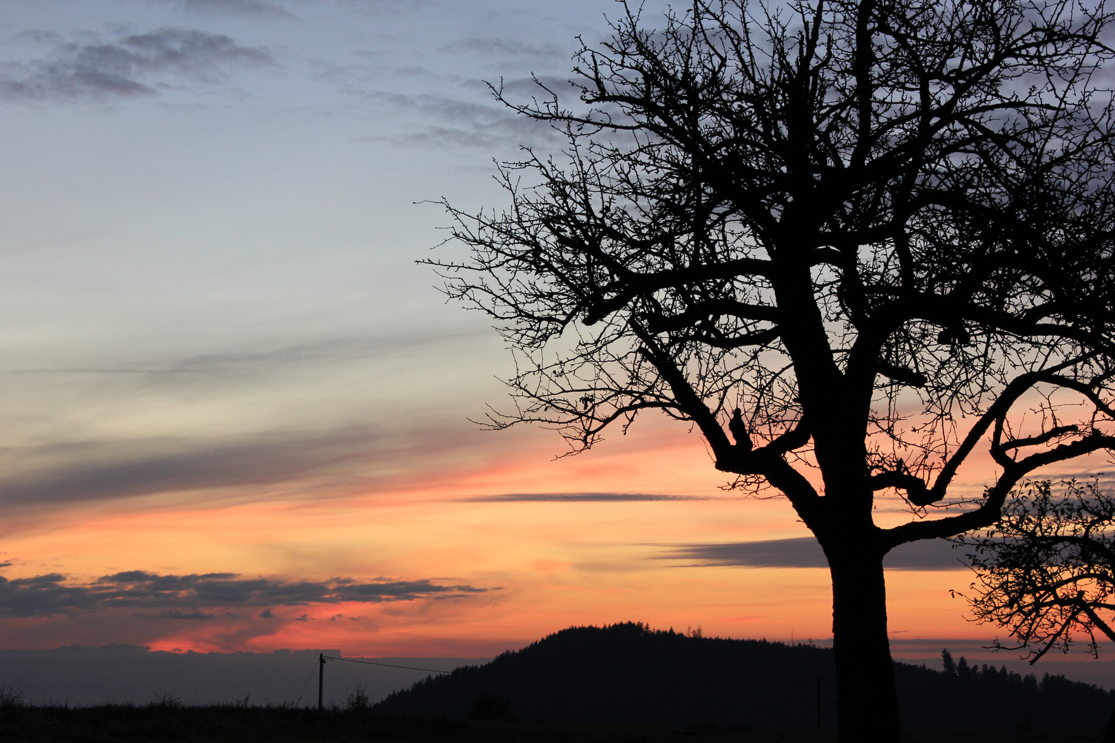 Sonnenuntergang...