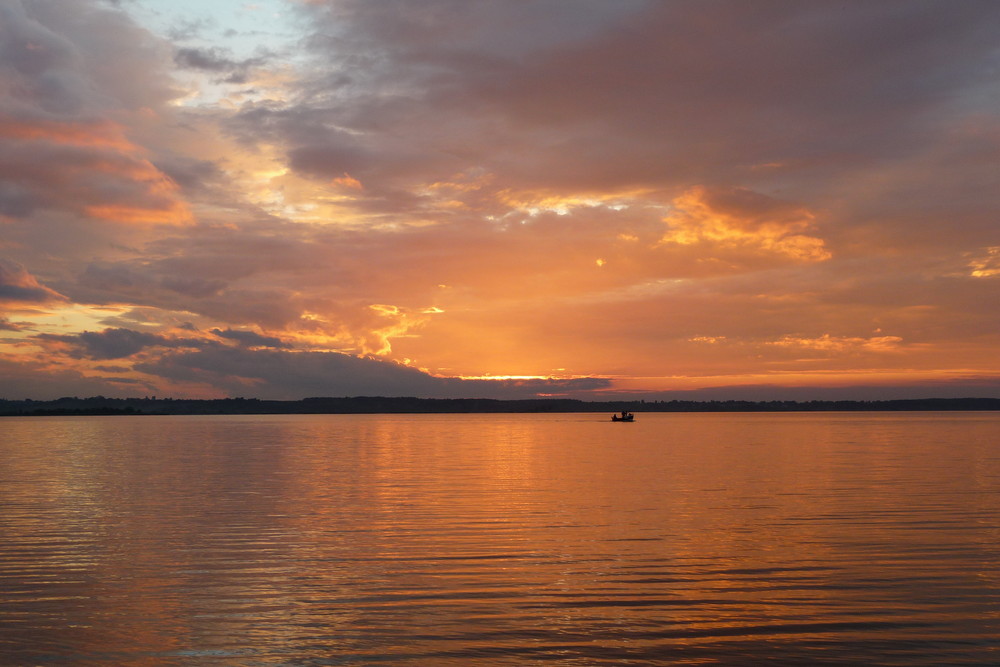 Sonnenuntergang...