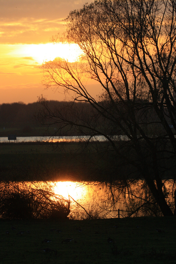 Sonnenuntergang...