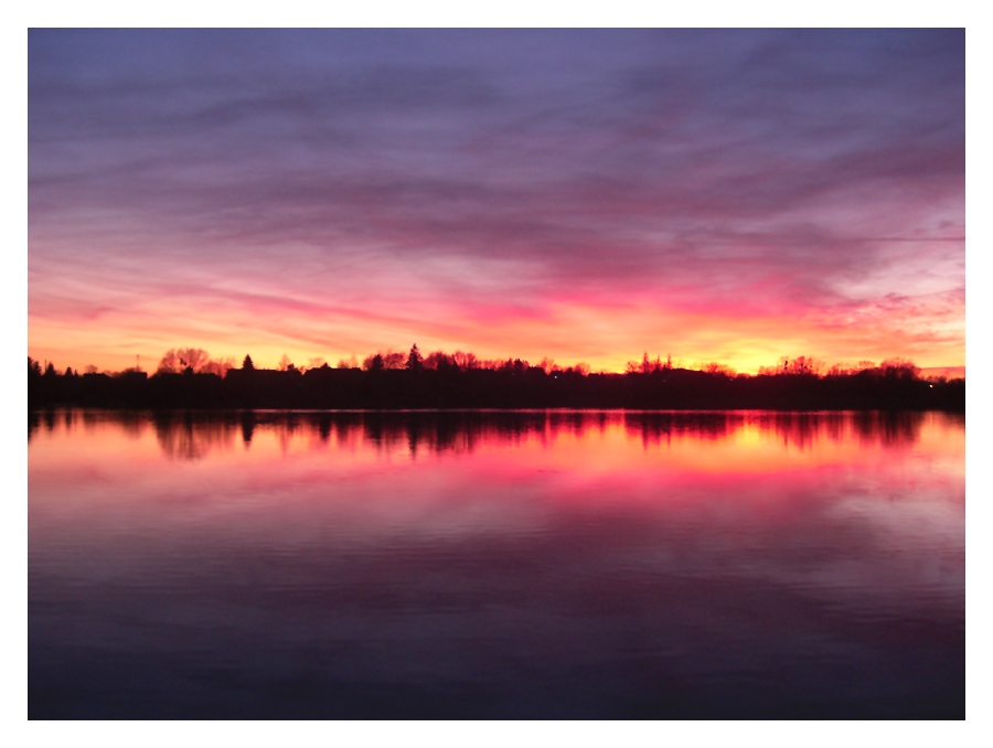 Sonnenuntergang...