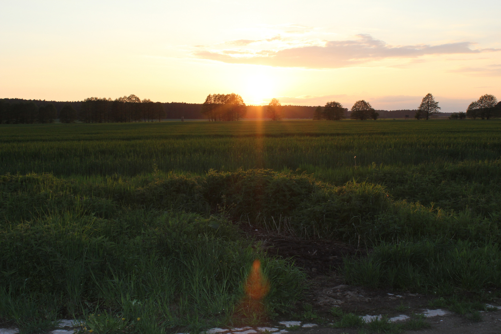 Sonnenuntergang....