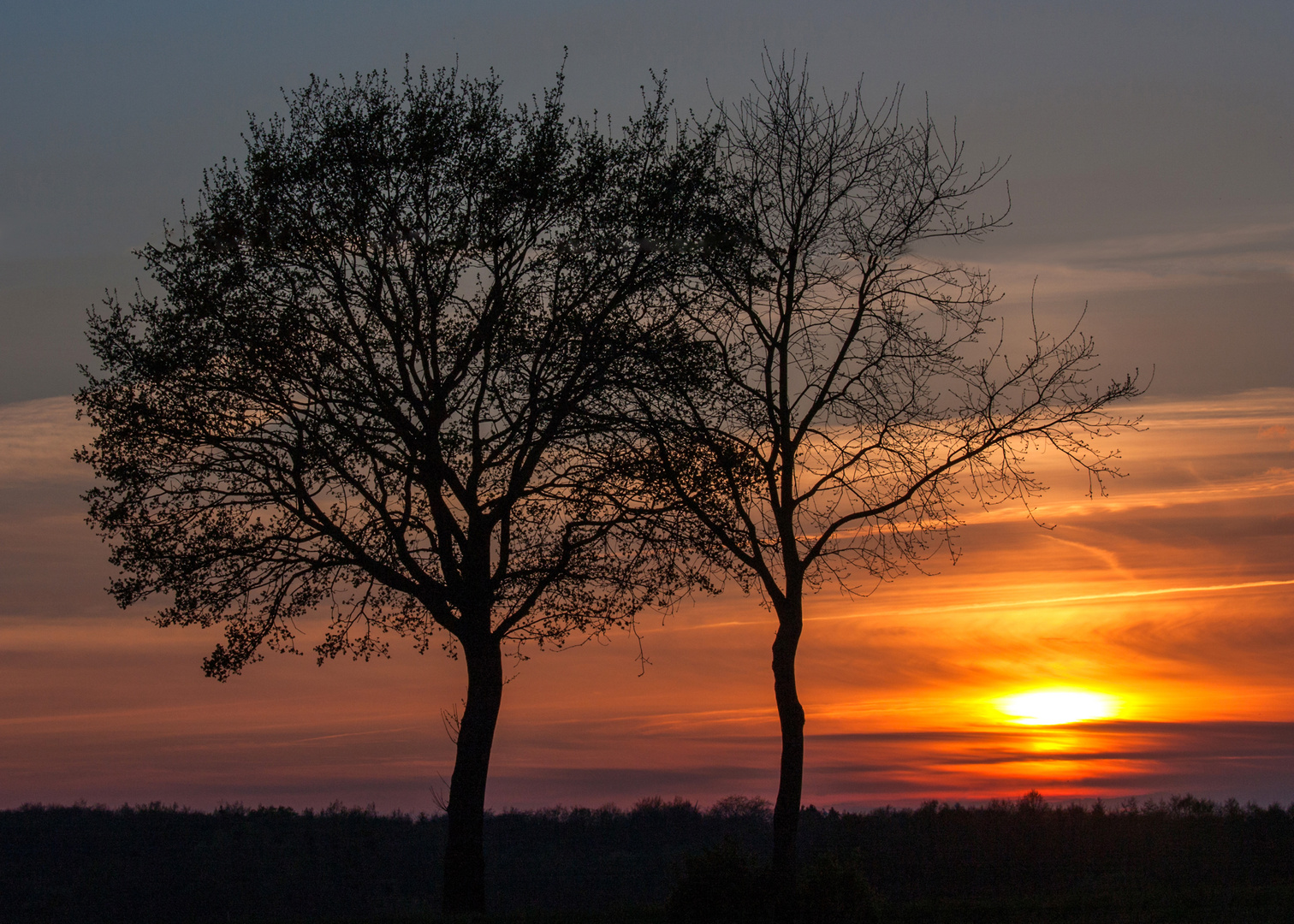 Sonnenuntergang...