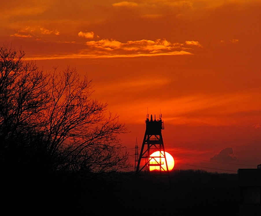 Sonnenuntergang . . . .