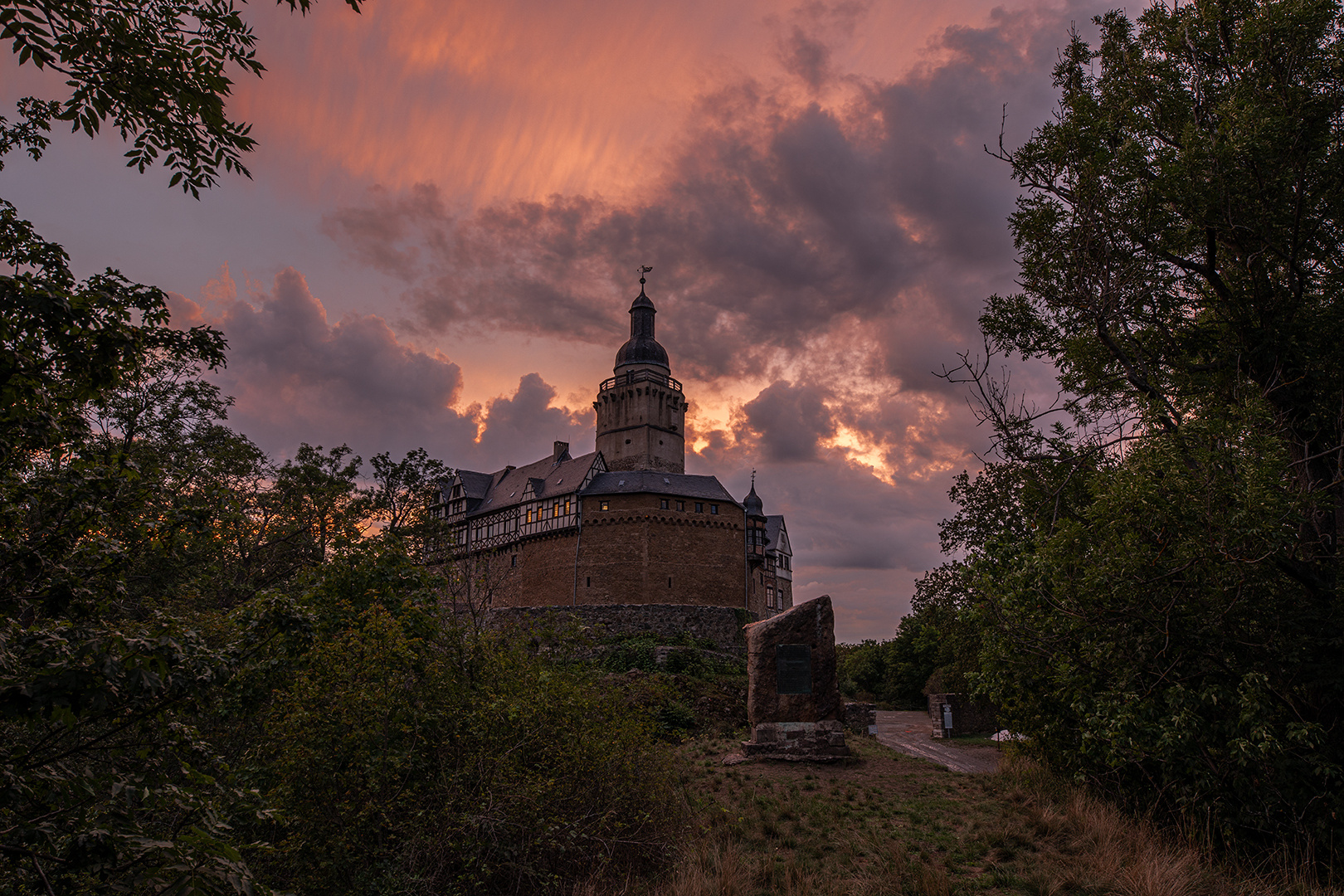 Sonnenuntergang...