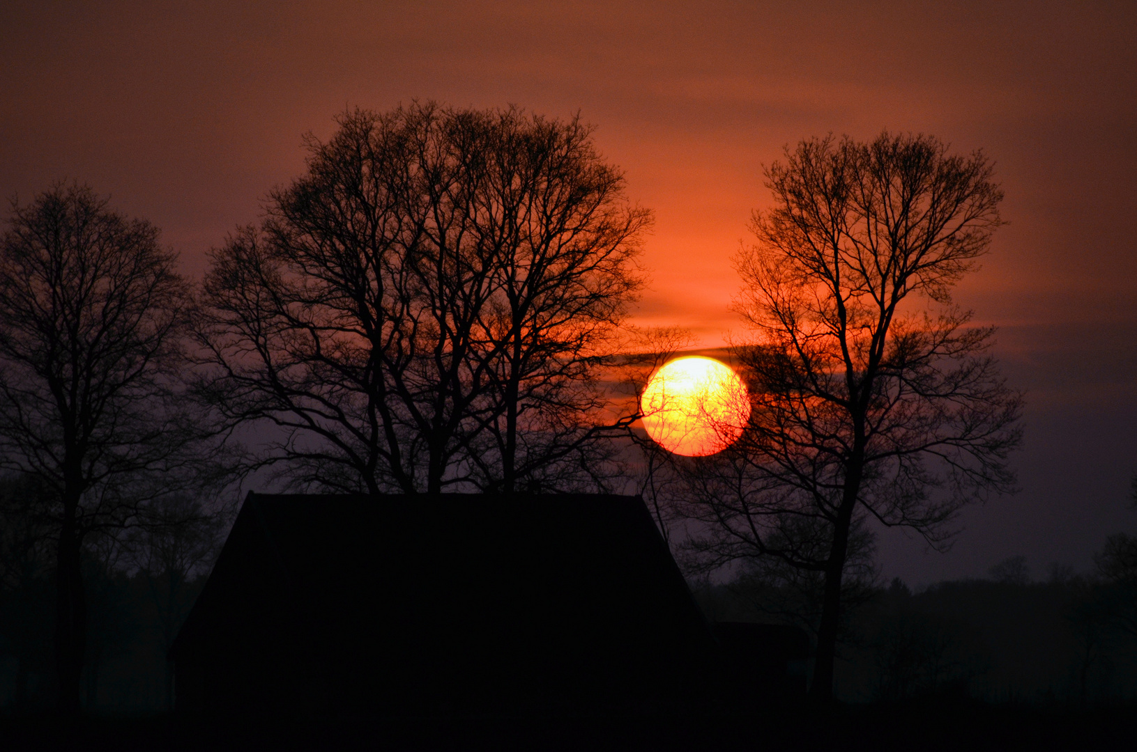 Sonnenuntergang..