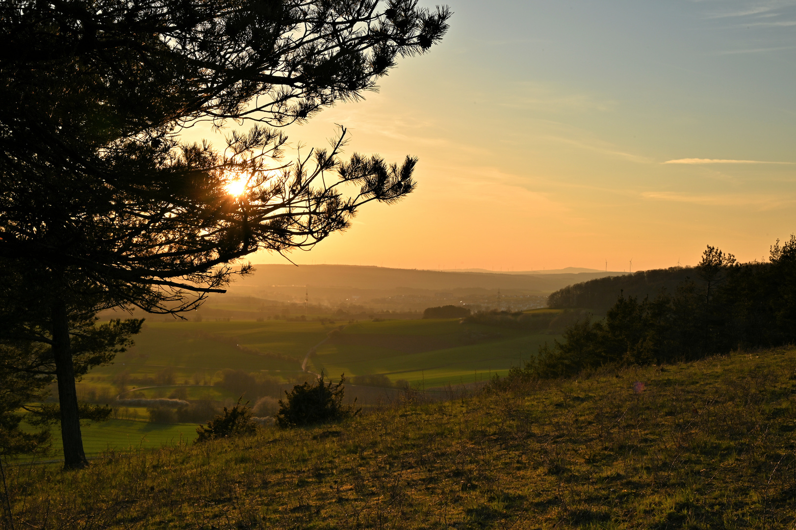 Sonnenuntergang...