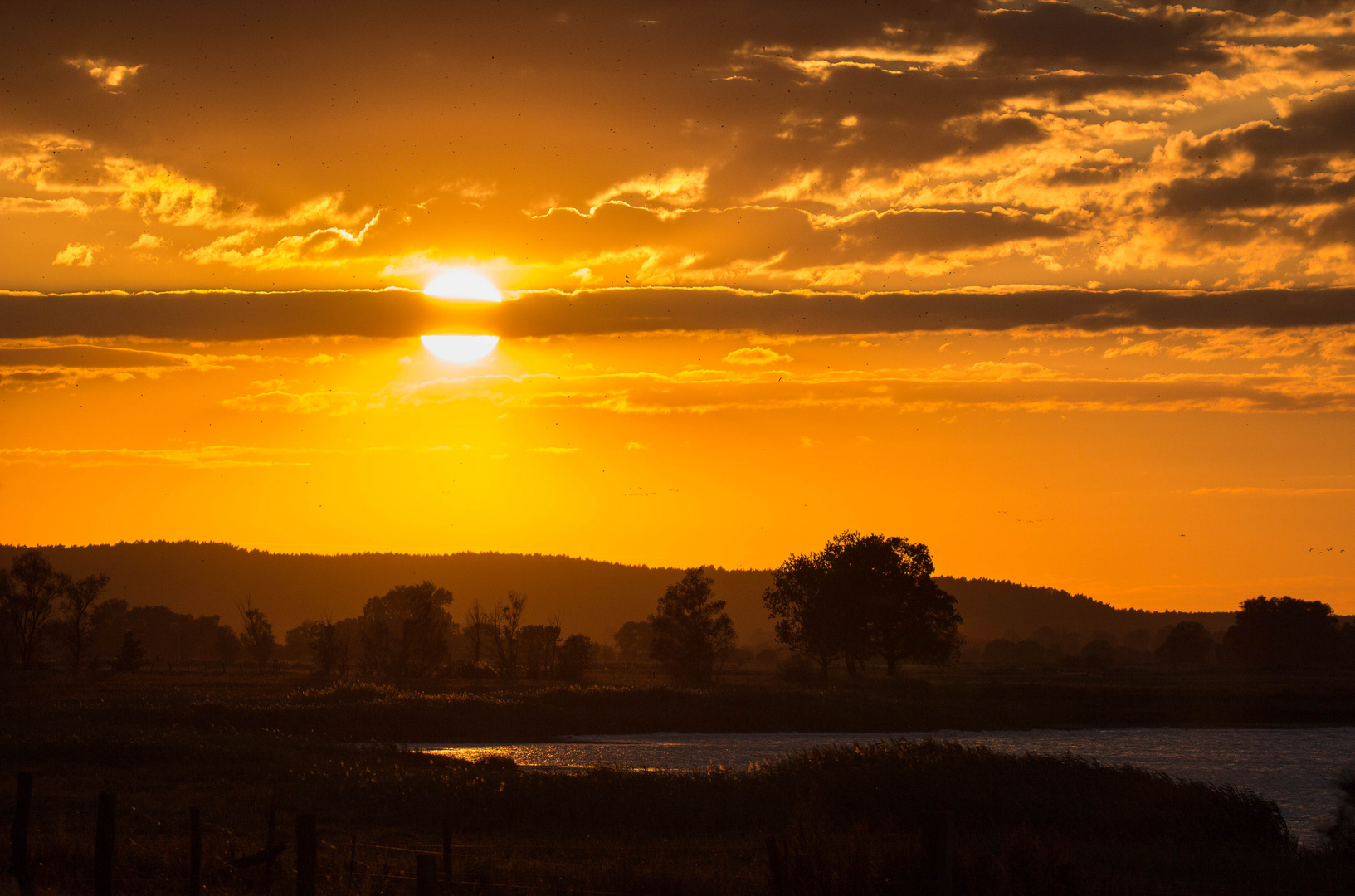 Sonnenuntergang ...