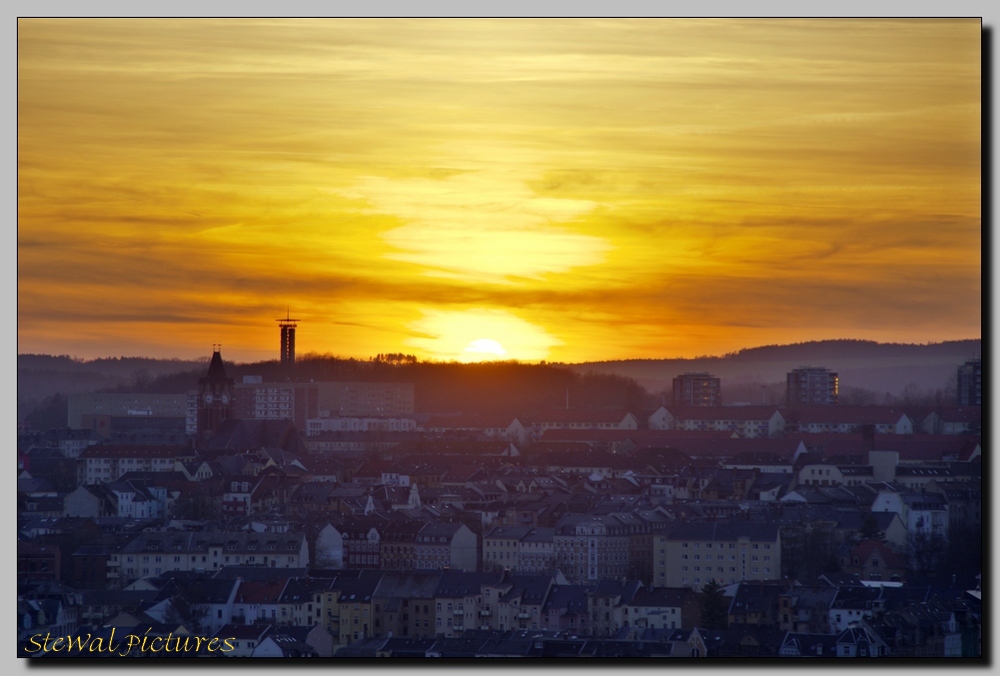 Sonnenuntergang..