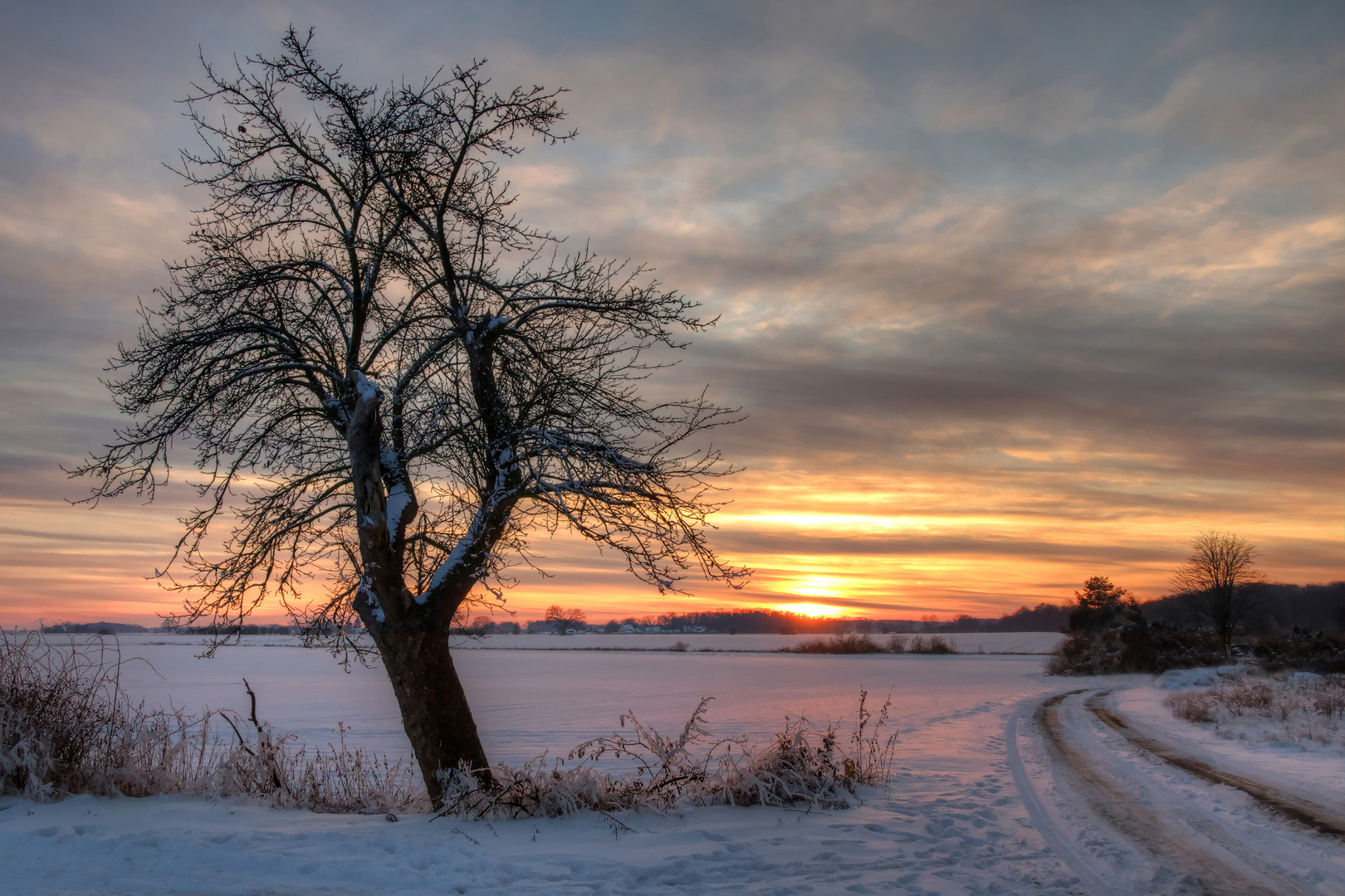 Sonnenuntergang...