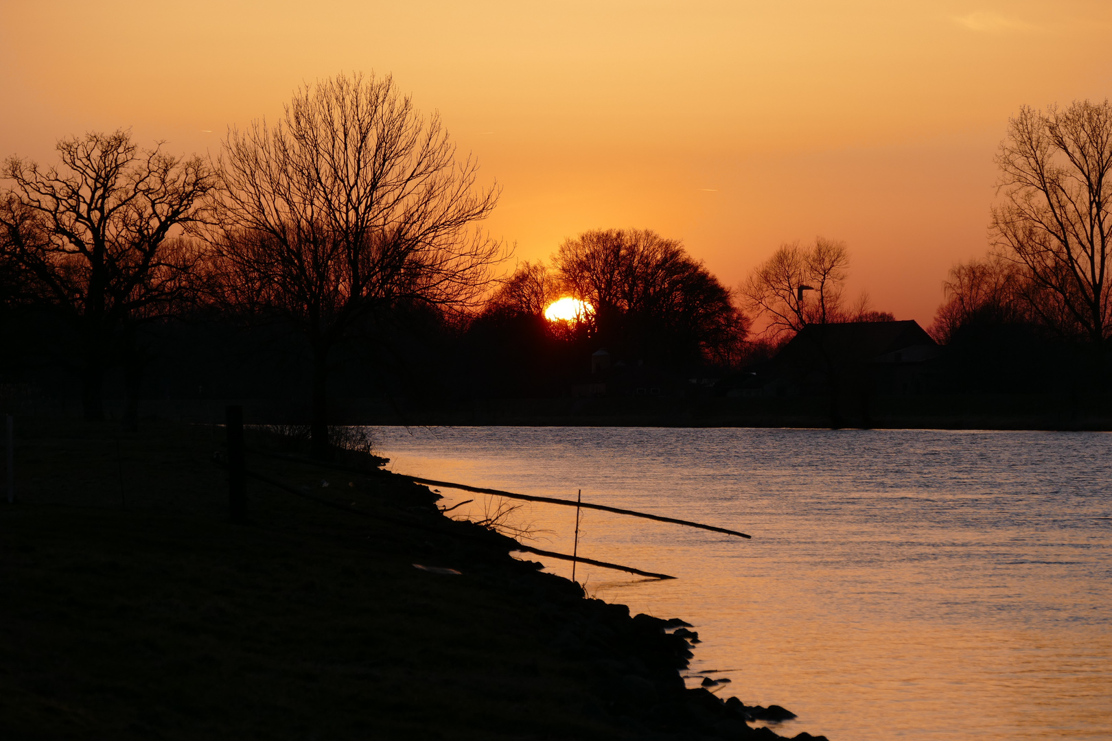 Sonnenuntergang...