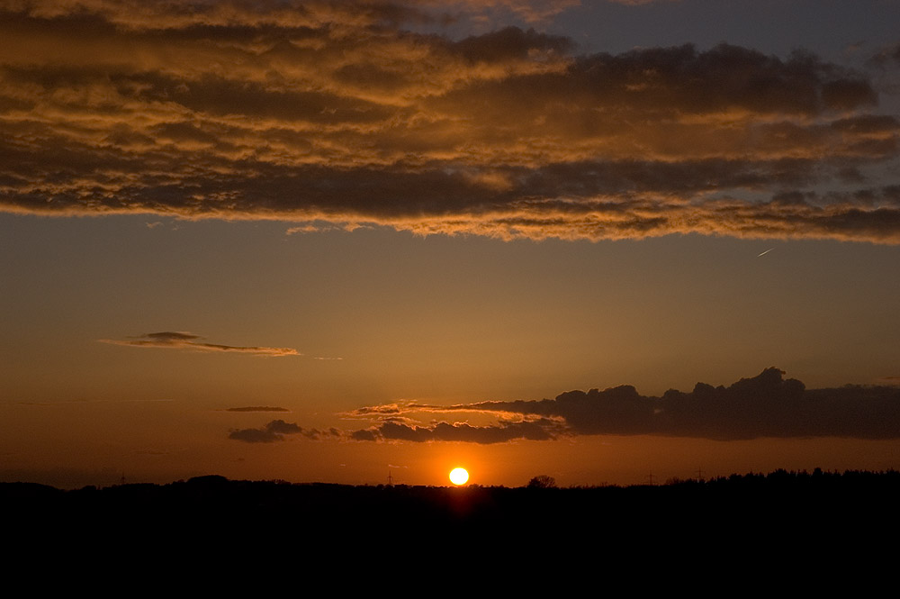 Sonnenuntergang 7. April 2005 20:08