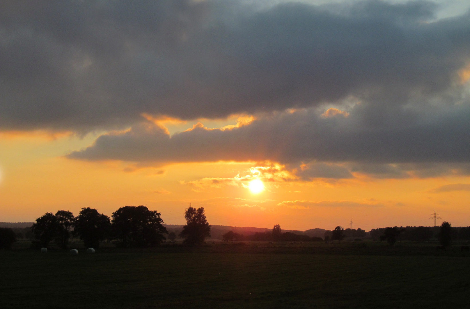 Sonnenuntergang ...