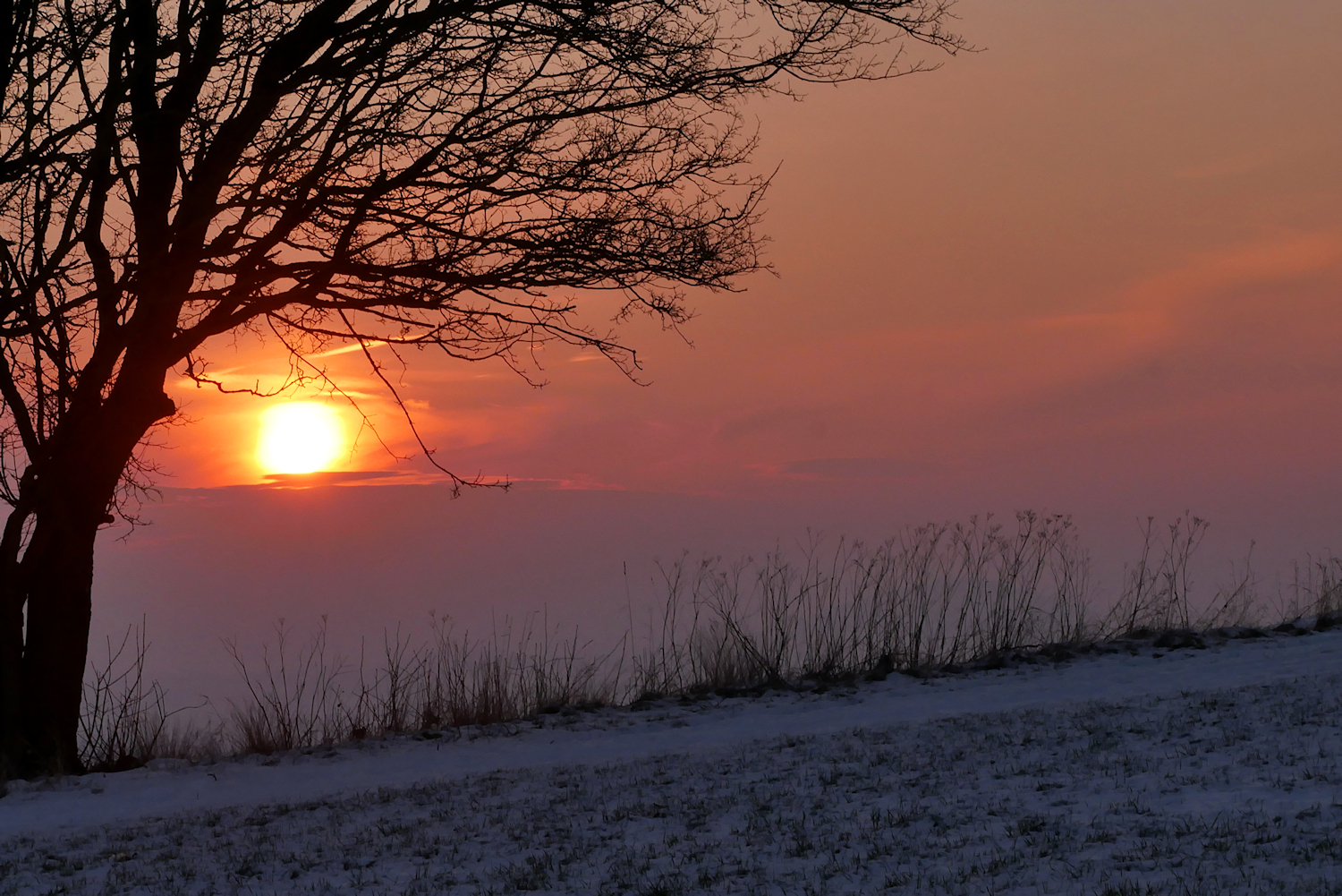 Sonnenuntergang 7.2.2018