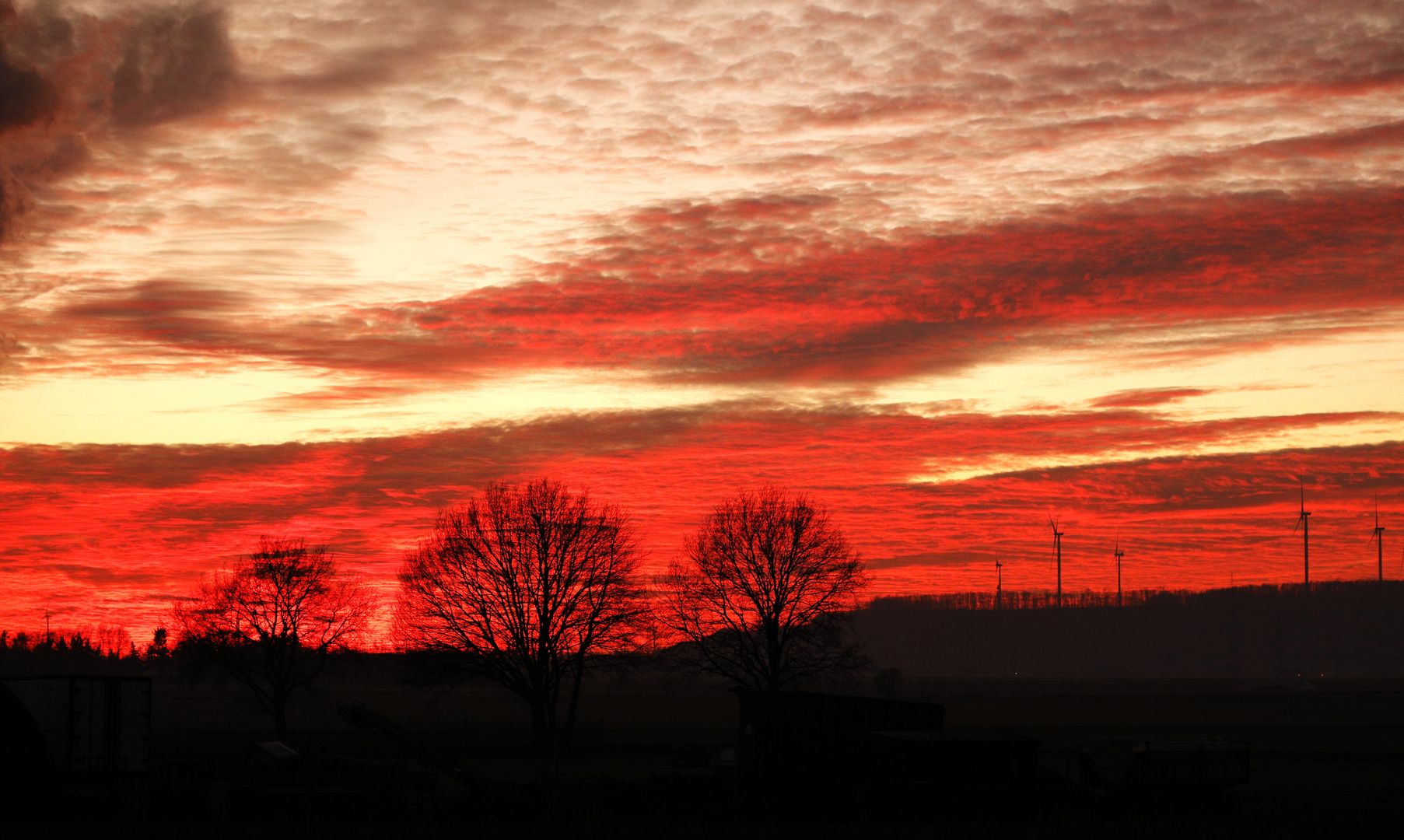 Sonnenuntergang ...