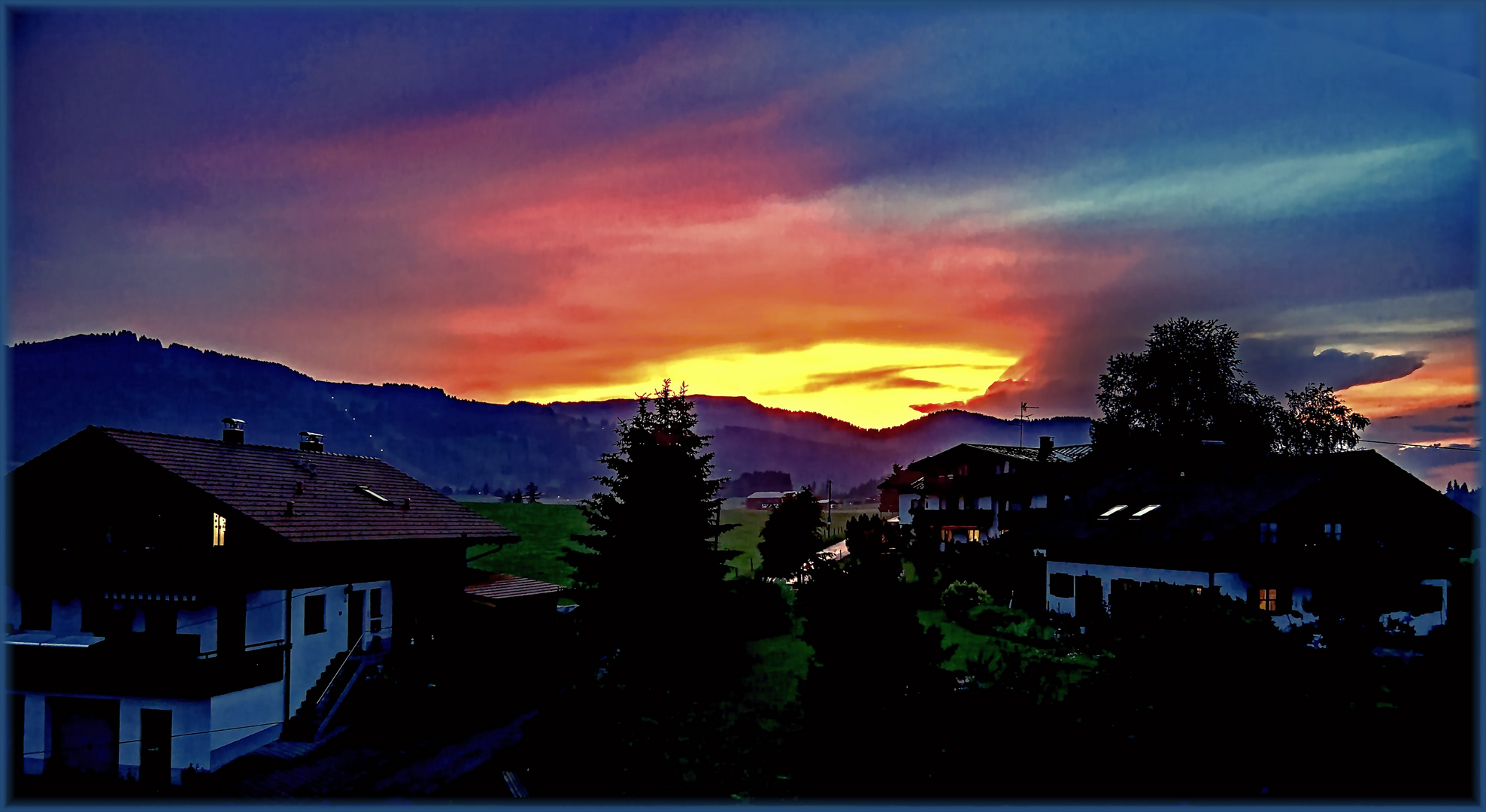 Sonnenuntergang ...