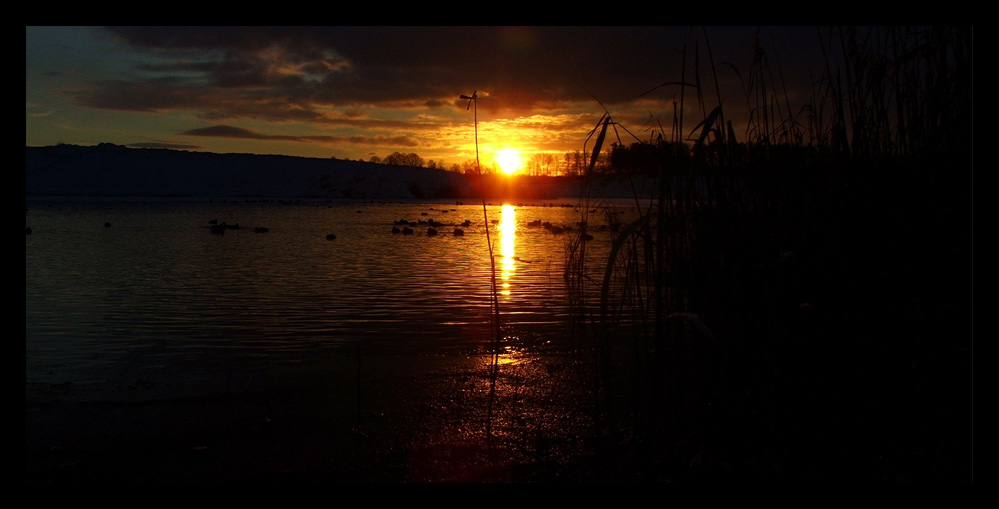 Sonnenuntergang...