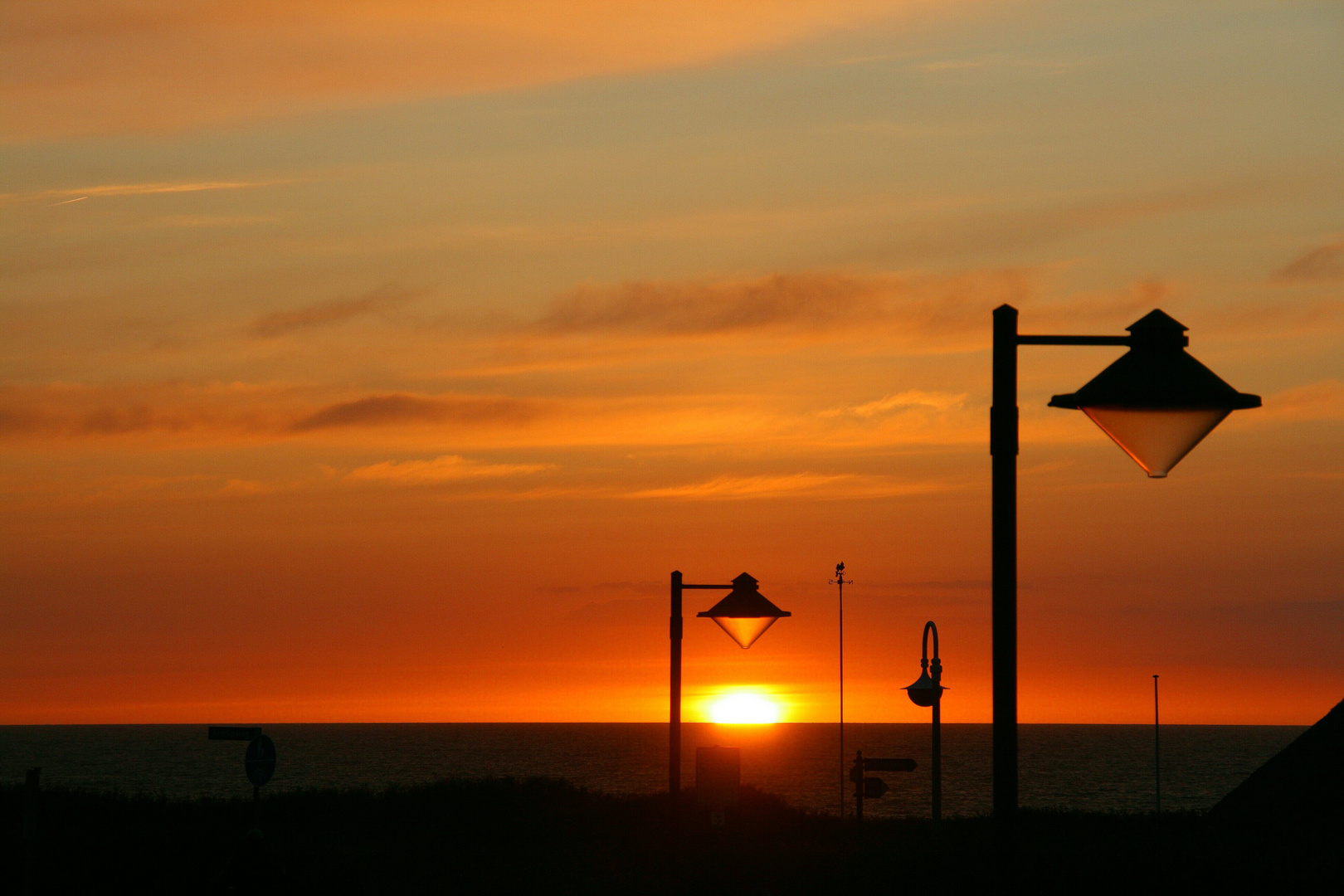 Sonnenuntergang...