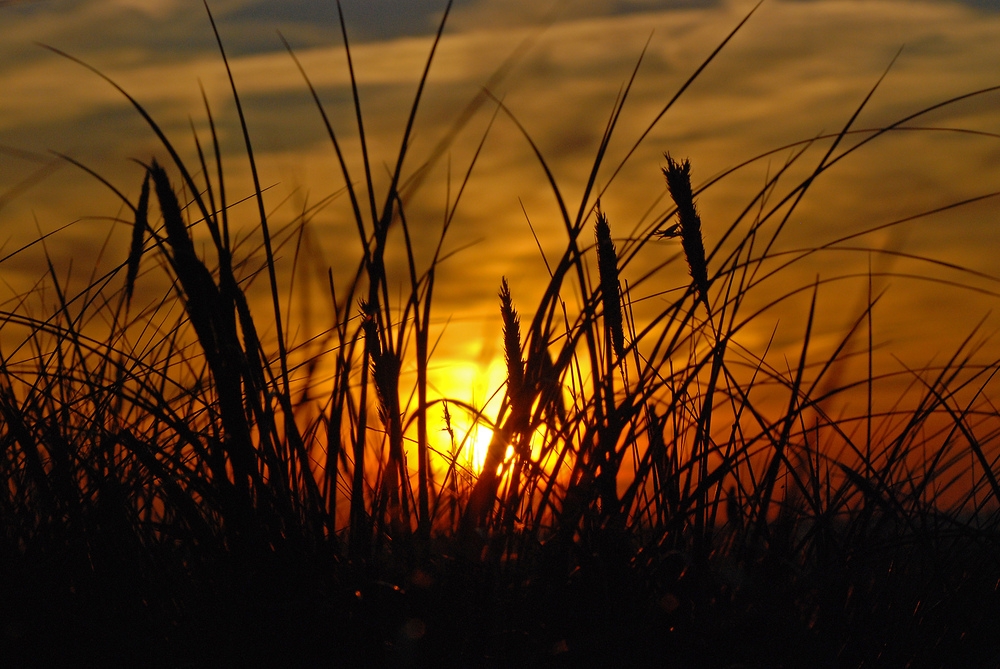 Sonnenuntergang...