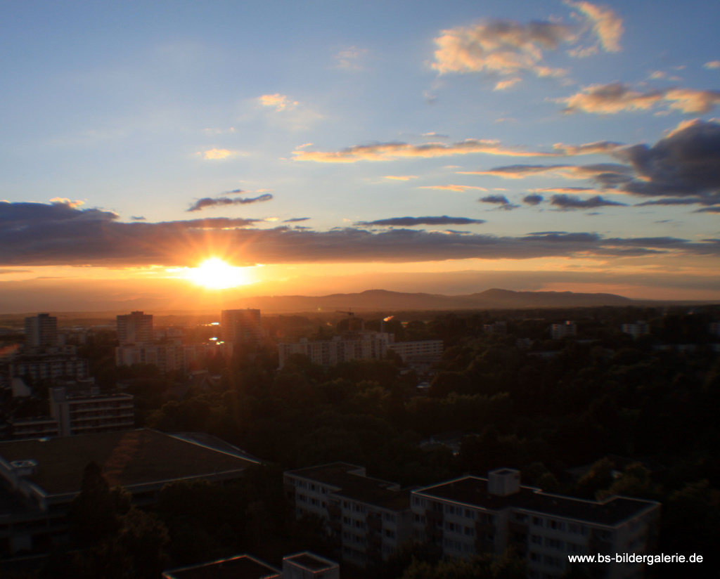 Sonnenuntergang...