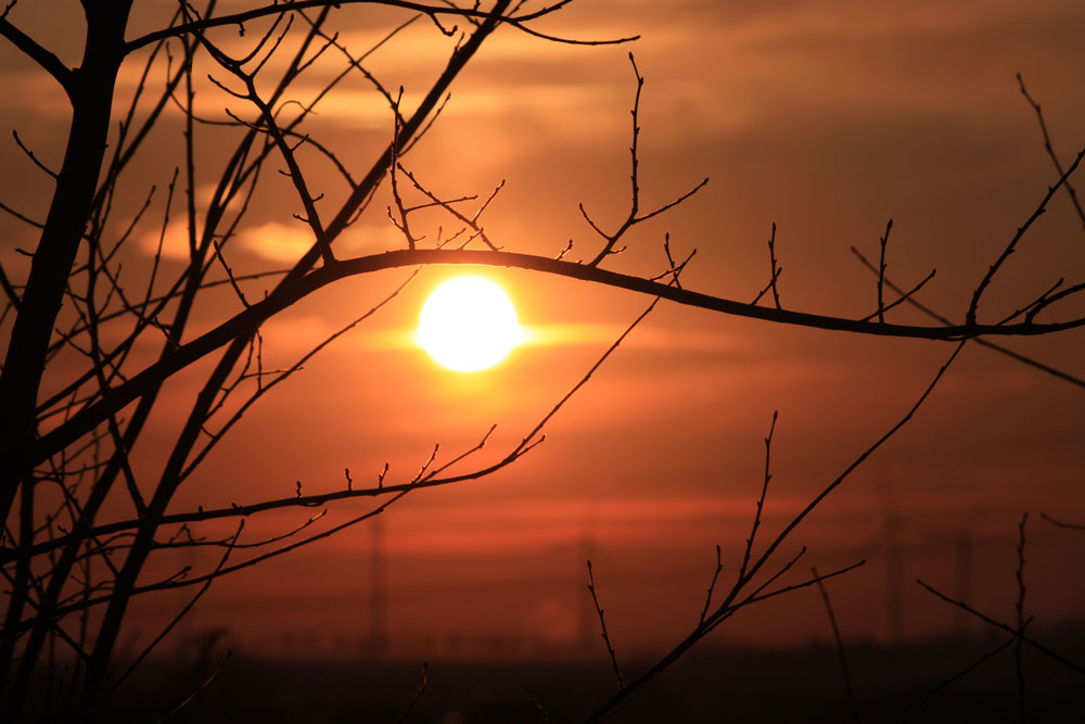 Sonnenuntergang ....