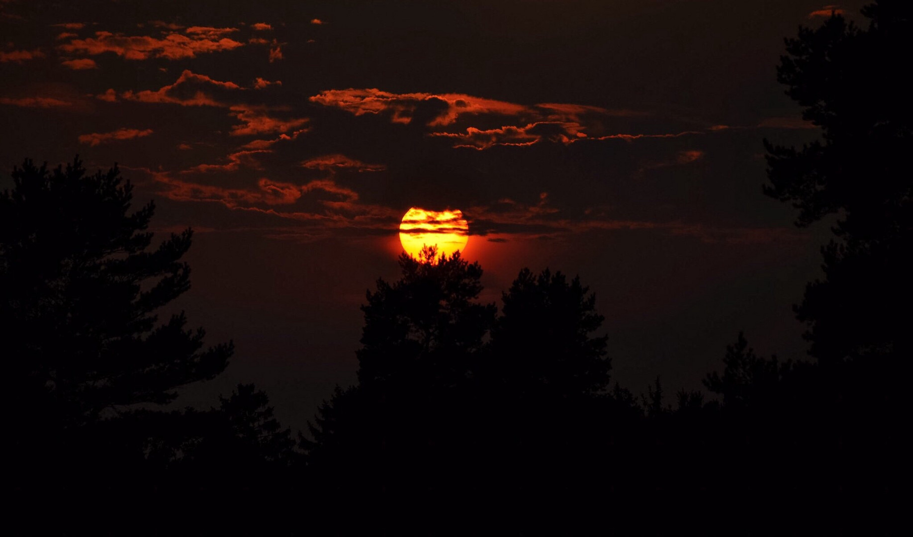 Sonnenuntergang...