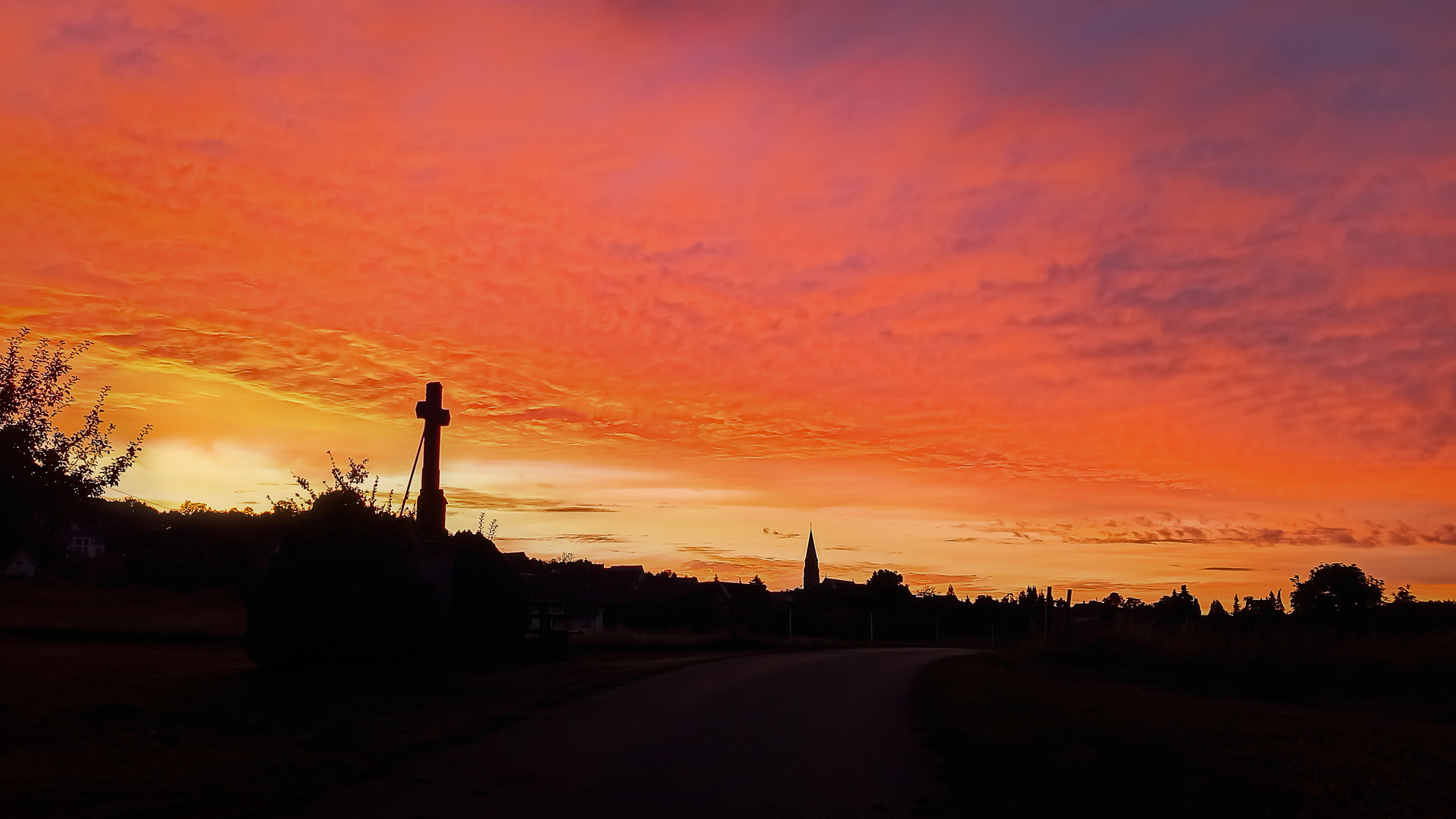 Sonnenuntergang....