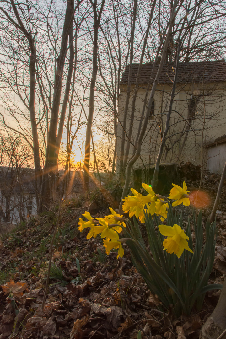 Sonnenuntergang...