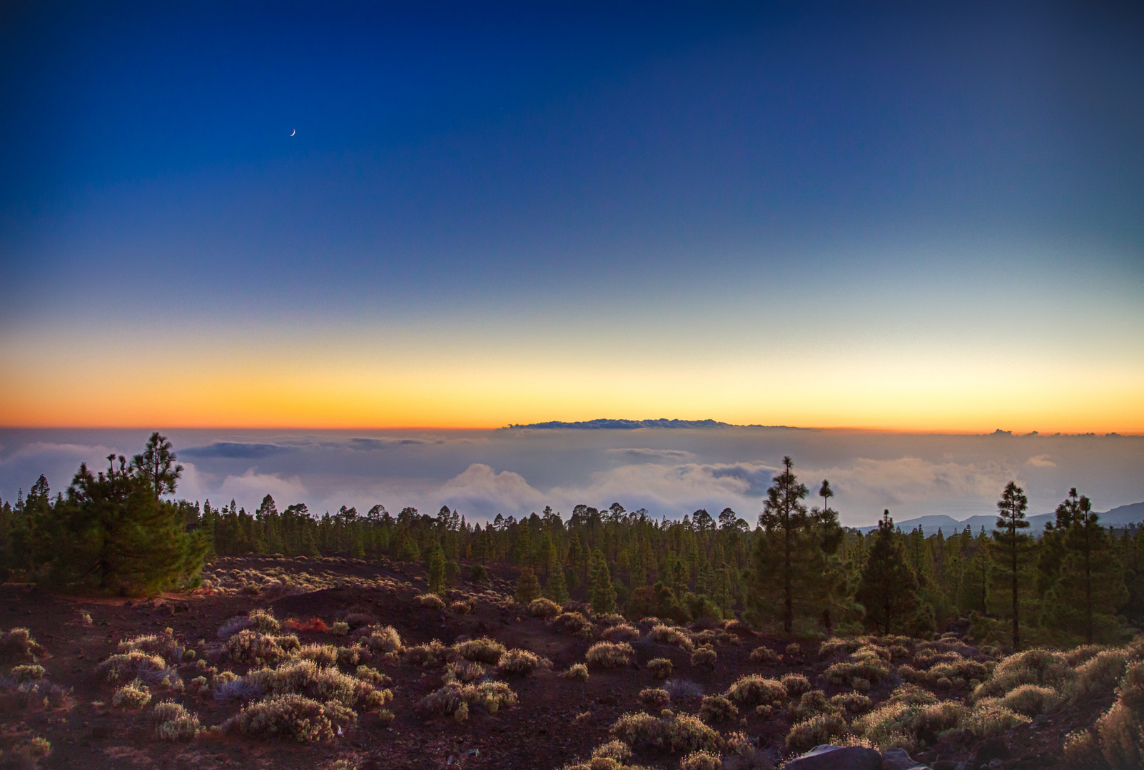 Sonnenuntergang a, Teide