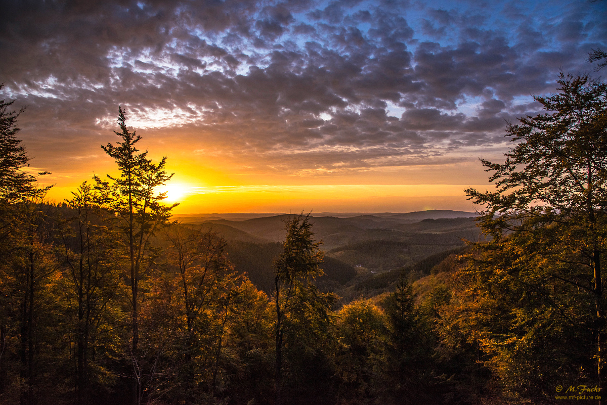 Sonnenuntergang...