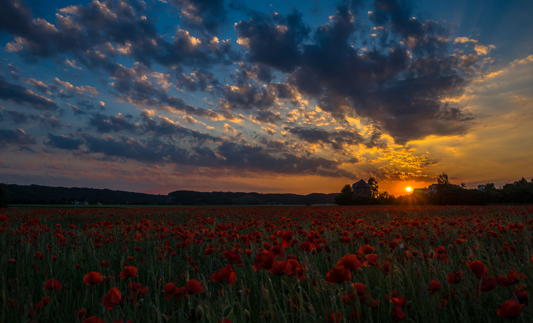 Sonnenuntergang ...