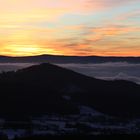 Sonnenuntergang Aber Region Bayern