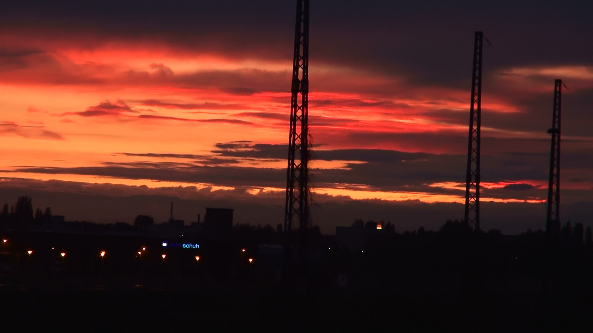 Sonnenuntergang Adlershof