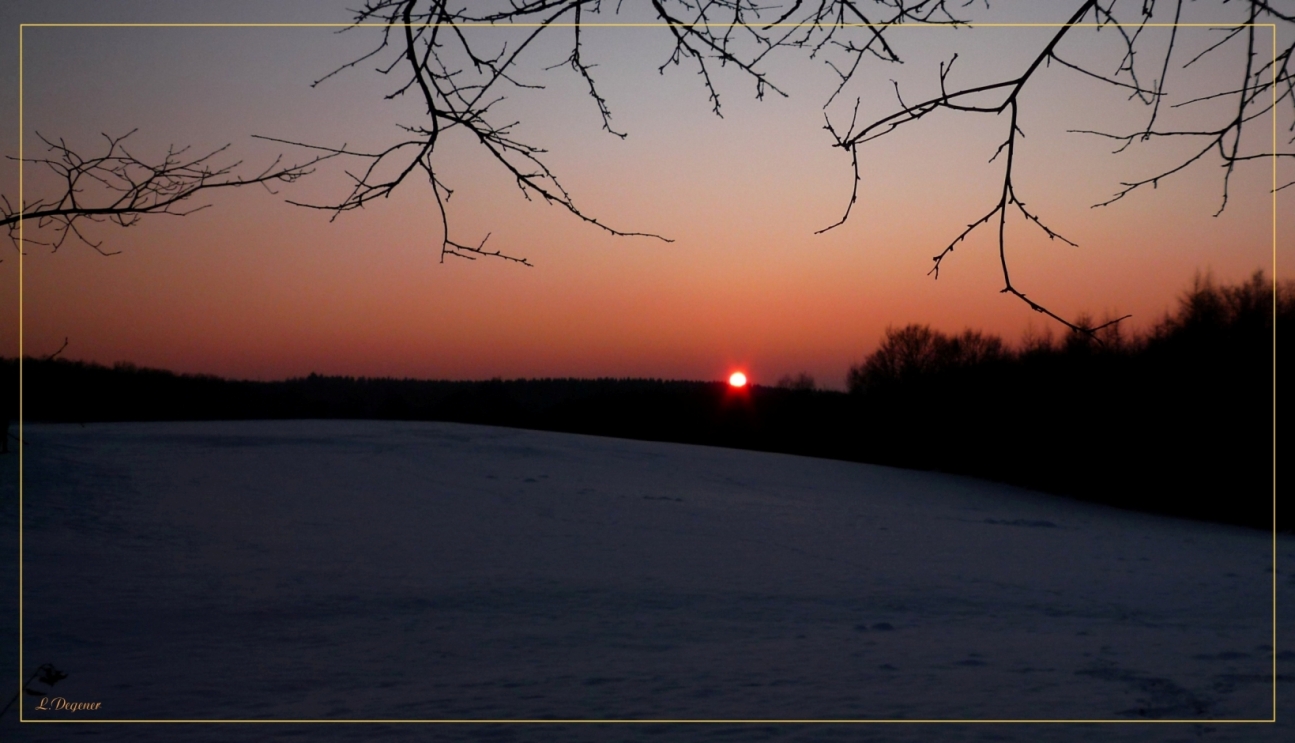 Sonnenuntergang a.d.Oberschelder Höhe