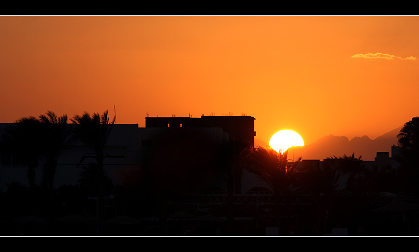 Sonnenuntergang Ägypten