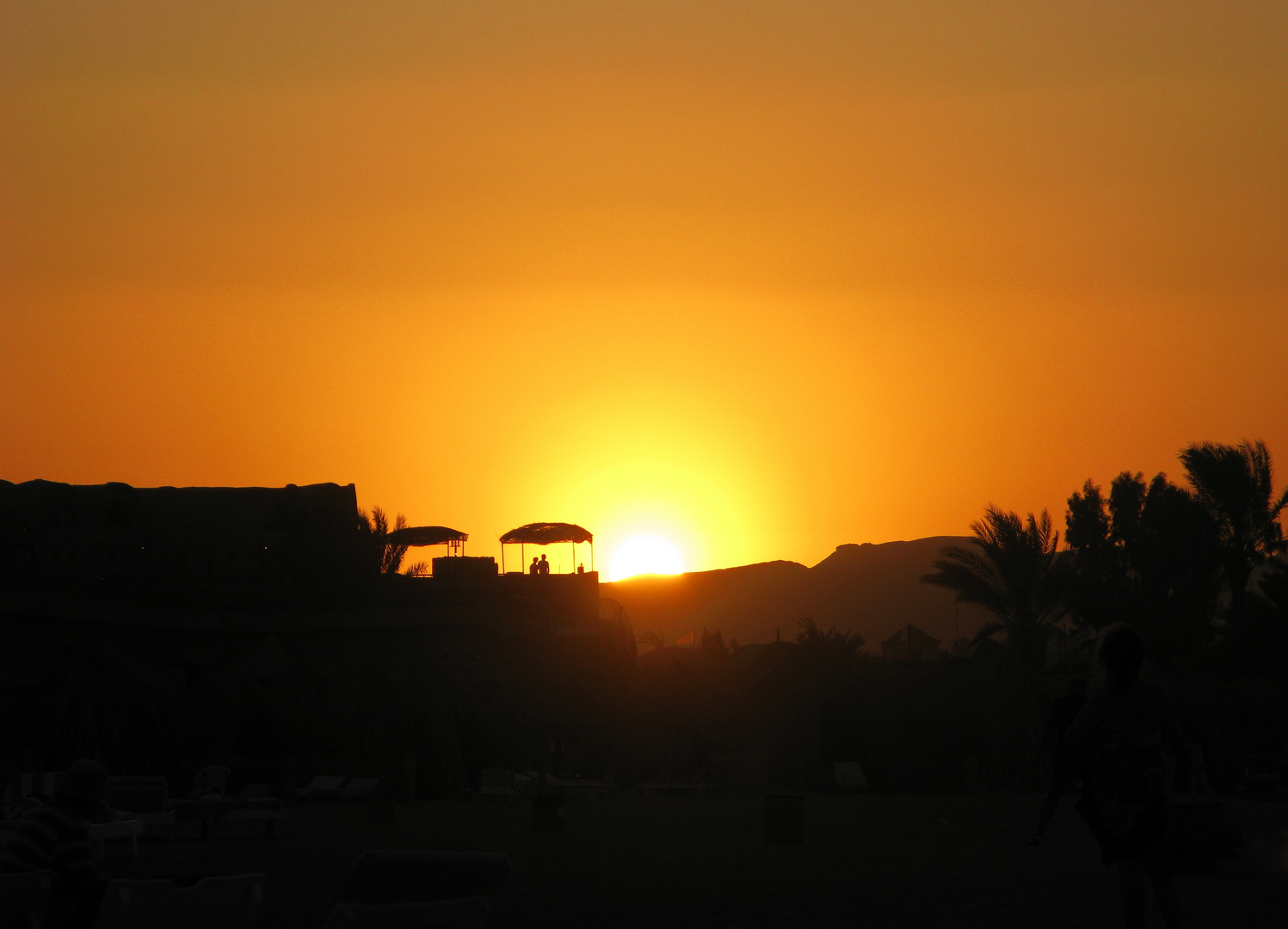 Sonnenuntergang, Ägypten, Rotes Meer