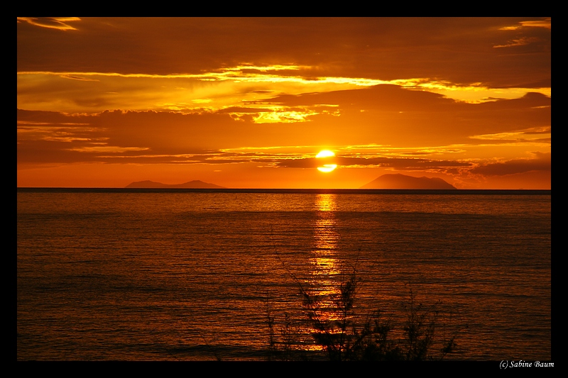 Sonnenuntergang Äolische Inseln