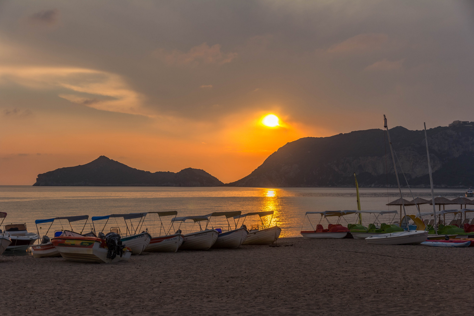 Sonnenuntergang Agios Georgios