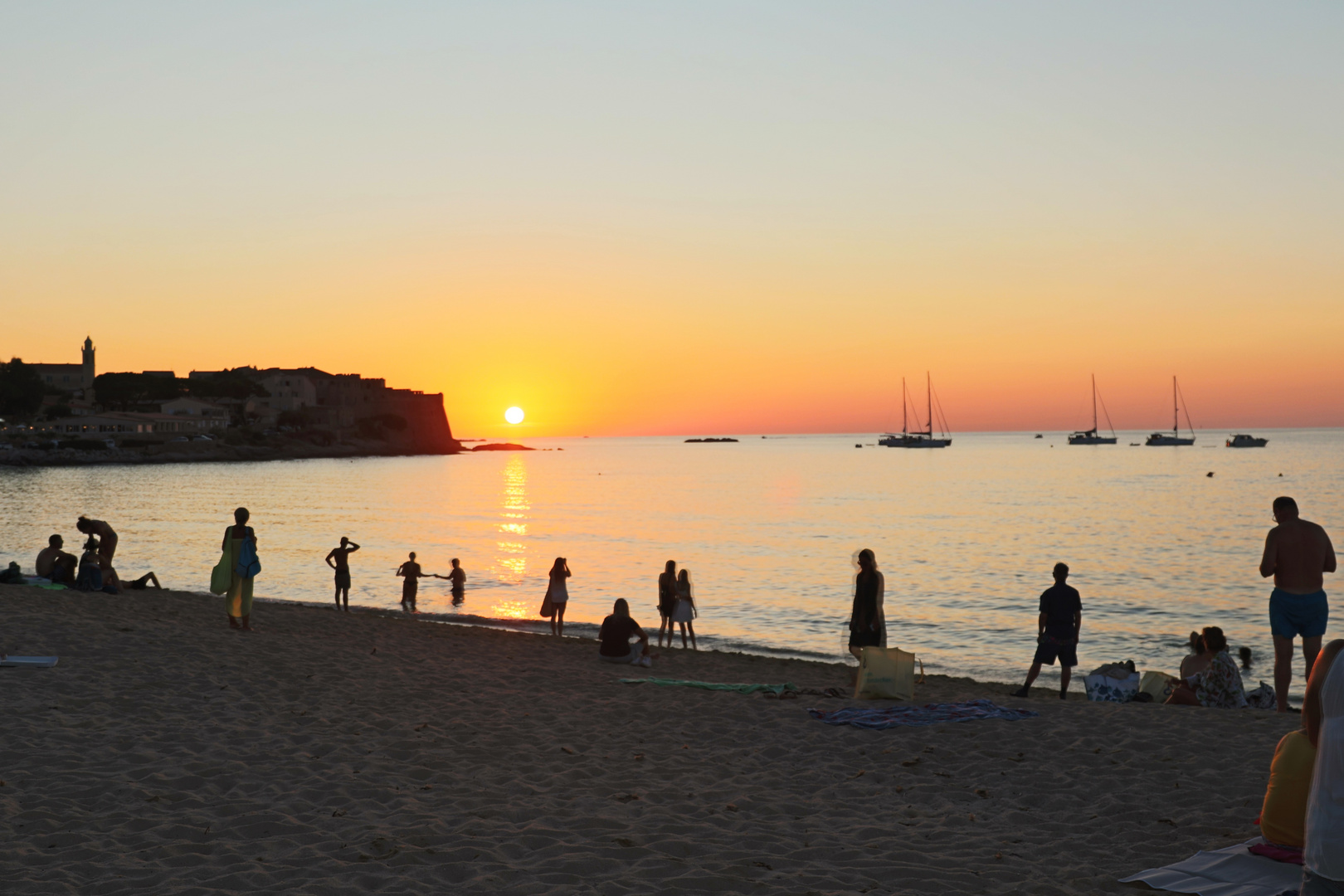 Sonnenuntergang Algajola Korsika