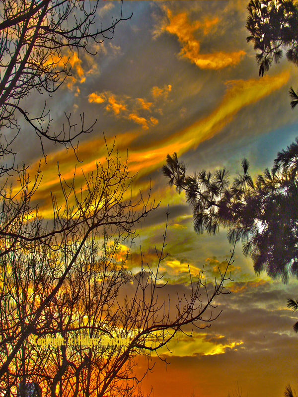 Sonnenuntergang als HDR Manipulation