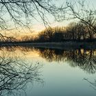 Sonnenuntergang Alte Elbe bei Pechau