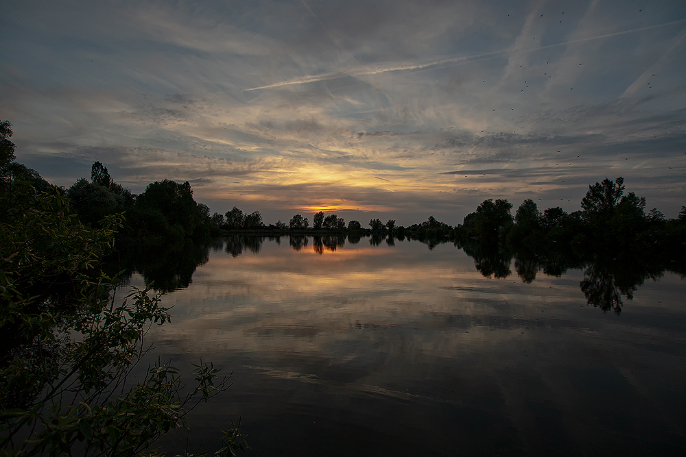 Sonnenuntergang-Altmühlsee